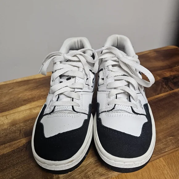 Kids New Balance 550 White/Black Rain Cloud Boys Size 4 Athletic Basketball Shoe - Picture 4 of 8